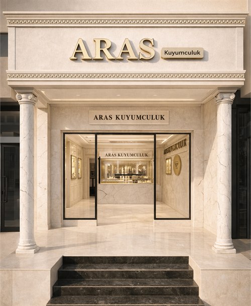 Aras Kuyumculuk mağaza cephesi